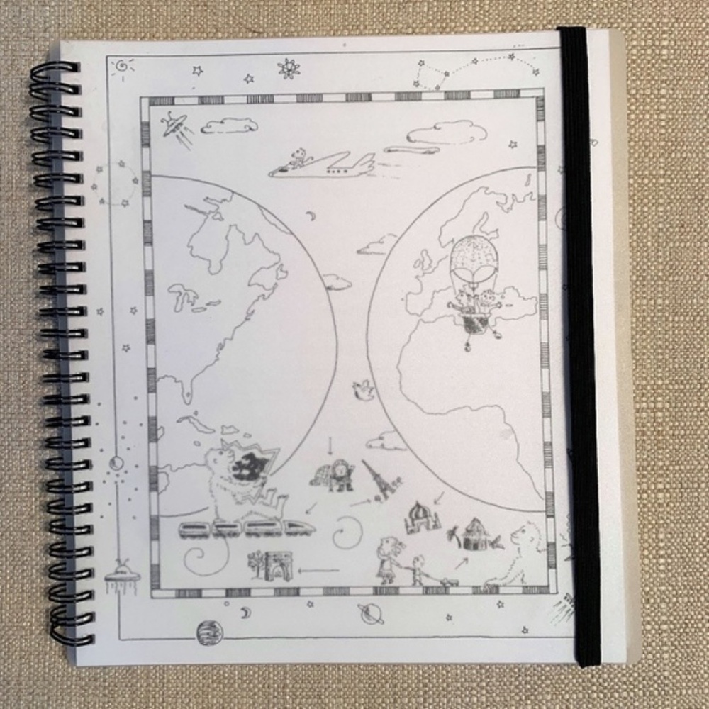 The Children's Travel Journal  (Spiral Bound) Vacation Memories Scrapbook Kids